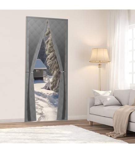 Magnetischer Türvorhang Mit Fliegengitter – 130x255 Cm, Wasserdicht & Winddicht, Perfekt Für Balkon- & Wohnzimmertüren
