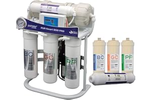 PURWAY CRYSTAL GROUP Impianto a osmosi inversa “PUR Smart 800 PRO”, senza spazzole, con filtro di ricambio