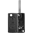 For Citroen Berlingo Key Fob 3 Buttons Car Key Fob Case For Peugeot Partner Citroen Berlingo Dispatch Toyota Proace (VA2 Blade)CE0536
