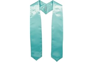GraduationMall Abschluss Stola für akademische Kirche Priester Chor Stola Stahl 60"/72" Unisex Erwachsene 16 farben