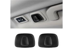 OFBAND 2PCS Roof Car Hooks,Car Hooks for Purses and Bags Compatible with Volvo XC40 XC60 XC90 S60 S90 V60 V90,Car Essentials Coat Hooks for Hanging Clothes,Bags,Umbrellas (Black/2pcs)