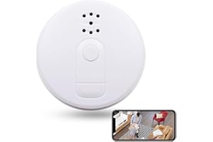 IKLOOCQ Smoke Detector WiFi Spy Camera Hidden, HD 1080P Wireless Secret Hidden Camera for Home, Spy Nanny Cam Hidden Surveillance Camera with Motion Detection, Night Vison