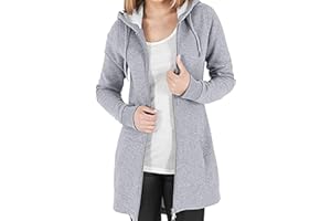 Tuopuda Donna Felpe con Cappuccio Giacca Elegante Scollo a V Top Manica Lunga Cardigan Felpe con Zip 2 Tasche Autunno Invernali Sweatshirt Cappotto Eleganti Pullover Hoodie Jumper