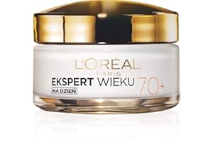 ‎L'OREAL PARIS L'Oréal Paris Ekspert Wieku 70+ odżywczy krem anti-age do twarzy na dzień, skóra dojrzała, redukcja zmarszczek, zagęszczenie skóry, witamina B3, witamina E, opuncja figowa, 50 ml
