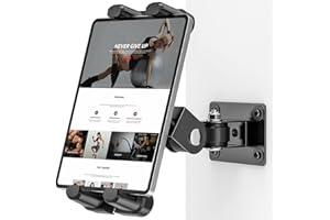 Tendak Soporte de Pared para Tablet, Ajustable Metal Soporte iPad Pared, Soporte Tablet para de All 4,7 a 13.5 Pulgadas