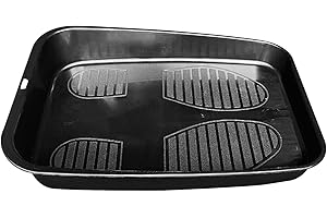 Ronyme Car Shoes Storage Tray Boots Storage Trays Stowing Auto Multifunctional Thicken Vehicle Storage Box Container Car Organiser Tray for Indoor and Outdoor Use 34x25x6cm