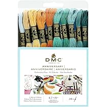 DMC Filo Di Cotone Da Ricamo A 6 Capì – Granato Variegato, 12 Matassine Da 8 Metri