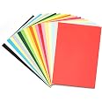 Papier Couleur A4 Carehabi - 80 Feuilles 180g/m², 20 Couleurs Vives - Pour Bricolage, Impression, Créativité
