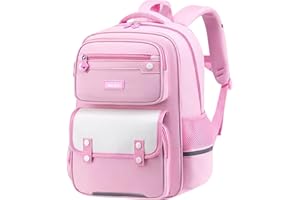 Copbopwn Schulranzen für Mädchen Farbiger Rucksack für Mädchen Niedlicher Rucksack Kinderrucksack Mädchen Schulrucksack Schultaschen Kawaii Rucksack für Schule Mädchen Teens Elementary