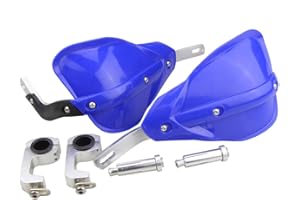 GOOFIT Paramanos Moto, 22mm Protector Manillar Motocross Enduro Aluminio Universal para Pit Bike Scooter ATV Quad Ciclomotor Off-Road Azul