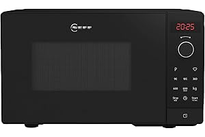 NEFF FLAWG20S2, N 30, Mikrowelle, 44x26 cm (BxH), LED Display, Bedienknebel & 1 Touch Buttons, seitliche Drehtür, Atomatikprogramme, Easy Clean, Easy Clock, Schwarz