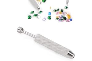 YOSOO HEALTH GEAR Jewellery Tweezers, Gem Setting, Diamond Grabber with Claws, Prong Holder Pick Up Tools, Piercing Tweezers for Craft Jewellery Making(Short)