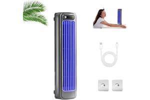 KNUBBUF Brizaac aire acondicionado, solymall ace enfriador, migilife ace enfriador, mini aire acondicionado portatil, enfriador de aire portátil, silencioso, 3 velocidades, refresca en verano (Gris)