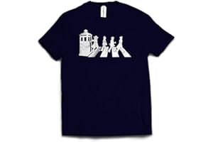 SmartyPants Gallifrey Road T-Shirt Top Tee - Doctor TV World Book Day Beatles Who Abbey Road Gift Present