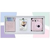 Instax mini 12 Pembe Fotoğraf Makinesi 10'lu Film ve Mandal Bundle Box