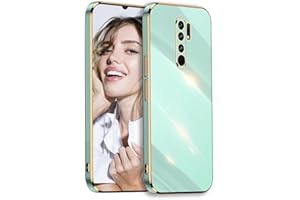 POUHYE Funda para Xiaomi Redmi Note 8 Pro Carcasa Silicona, Protección Cámara Ultra Fina Galvanizado Suave TPU Bumper Resistente Antigolpes Móvil Case para Xiaomi Redmi Note 8 Pro Verde