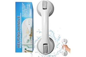 LORESJOY Poignée Douche Ventouse, Baignoire de Sécurité Poignée Poignée Baignoire de Sécurité pour Salle de Bain, Douche, Enfants et Seniors
