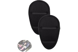 PEIXIONG 2 PCS Almohadilla para Cinturón de Seguridad de Entrepierna, Fundas de Asiento de Coche para Cochecito de Bebé, Fundas de Cinturón Coche de Seguridad Universal (Negro)