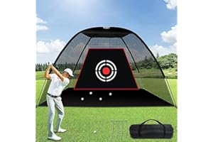 Kapler Golf Nets 12x7FT Golf Practice Nets with Target for Driving Hitting in Garden Backyard