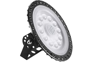 Viugreum UFO LED 50W, Projecteur LED Exterieur 5000LM, Blanc Froid 6000K-6500K, IP65 Étanche Eclairage Atelier [Ultra-Mince], Led Industriel UFO pour Garage/Usine/Atelier/Parkings/Gymnase