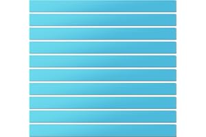 LLPT Dry Erase Magnetic Strips | 10 Pcs | Blank Writable Magnet Reusable Sticky Labels and Stickers Notes | for Whiteboard Locker Classroom (DMS21210BL) | Color Blue | 5CM x 30CM