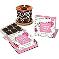 White Sage & Rose Incense Bricks with Snowflake Exotic Burner by Aromafume | 2x9 Bricks | Sage Incense for Cleansing Negative Energy & Protection | Sage for Smokeless Smudging, Spiritual Cleansing