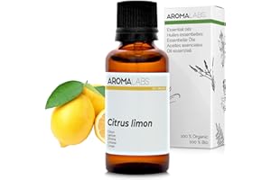 Limón BIO (Citrus limon) - 30 mL - Aceite Esencial Quimiotipado y Certificado AB - Aroma Labs