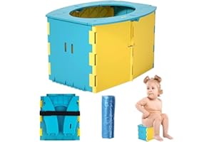 Pot de voyage portable pour enfant，Siège de toilette pliable Portable sège de pot pour voyage Trainer pot WC pour chaise bébé，pour garçons et filles