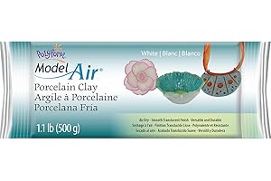 SCULPEY Polyform -Air Porcelain Clay, Acrylic, Multicolour