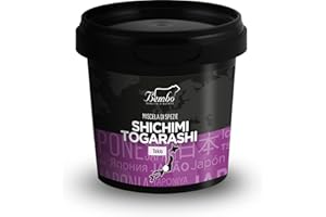 BEMBO QUALITÀ D'AUTORE Shichimi Togarashi Bembo 60 g – Confezione Anti Spreco - Sette Spezie Giapponesi – Per Udon, Soba, Tempura, Bruschette o Carpaccio – Dai un Tocco di Originalità a tutti i Tuoi Piatti