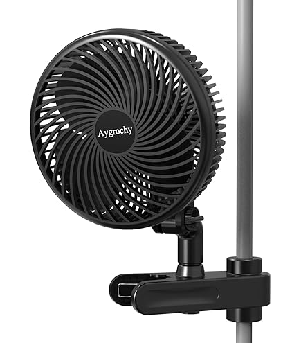 FanGoFast Grow ventilator met clip, handmatige oscillerend, EG-motor 10 FanGoFast Grow ventilator met clip, handmatige oscillerend, EG-motor 10