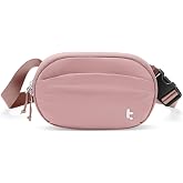 tomtoc Kadın Bel &Ccedil;antası/Hip Bag RFID Korumalı, 1,5 L K&uuml;&ccedil;&uuml;k Sling &Ccedil;anta, G&ouml;ğ&uuml;s &Ccedil;antası/Bel &Ccedil;antası/Telefon &Ccedil;antası/Omuz &Ccedil;anta