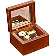 Wind-Up Wooden Music Box with Gold-plating Movement in,Fur Elise,Brown