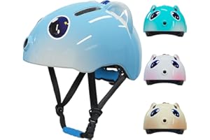 Shinmax Casque de vélo pour enfant 3D - Motif dessin animé - Pour garçon et fille de 3 à 6 à 8 à 10 ans - Pour vélo, skateboard, scooter, scooter - Taille réglable