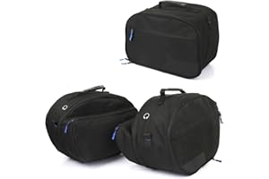 XVGUOYAN Motorradtasche Gepäcktaschen Für R1300GS R 1300GS R 1300 GS 1300GS Werkzeugtaschen Wasserdichtes Motorradgepäck Innentasche Erweiterbare Topcase-Gepäcktasche Satteltasche Motorrad Hecktasche(Set Bag)