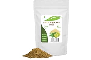 ‎ETC COSMETIC`S Amla Pulver (AMLA POWDER) - 100 gr - bekämpft Haarausfall, Schuppen und vorzeitiges Ergrauen