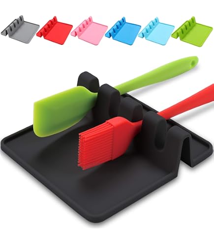Supporto Per Cucchiaio Per Mestolo Da Cucina In Silicone - 3