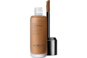 KIKO Milano Full Coverage 2-in-1 Foundation & Concealer - Shade N110 | Dual-Action | Superior Coverage | Matte Satin Finish