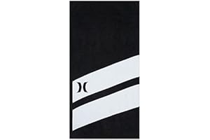 Hurley Icon Slash Black Towel, Rash Guard Set Unisex Adulto, Negro, 1SIZE