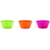 L&eacute;ku&eacute; 12 x 80 ml Silicone Cupcake Toppers