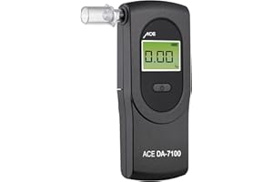 ACE DA-7100 - Alcoholímetro con Sensor electroquímico, Color Gris