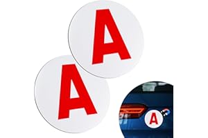 YAOZUP Magnetique Jeune Conducteur, 2 Disques A Magnétique, Ø 15cm, A Apposer sur Le Véhicule