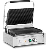 Royal Catering Contact Grill RCPKG-2200-R (Power: 2200 W, Wave Surface, Temperature Range: 122-572&deg;F)
