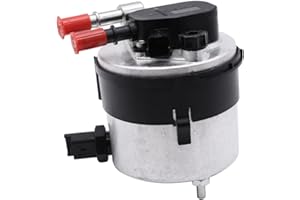 1 PC SHLPDFM Diesel Fuel Filter 1386037, 5M5Q-9155-AA Compatible with Ford Focus Mk2 C-max Fiesta Mk6 Mk7 1.6 Tdci 2005-2012