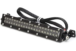 DILWE Barre LED de Toit de Voiture RC, Lampe lumière de Toit pour 1/10 RC Crawler