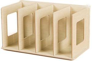 Support de rangement en bois pour CD - DVD - Livres - FOKOM