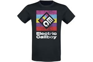 Electric Callboy Square Logo Männer T-Shirt schwarz Band-Merch, Bands