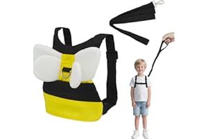 DIANFEN Little Bee Baby Walking Reins - Harness for Kids with Traction Rope, Toddler Reins for Walking 1-3 Years, Adjustable Safety Child Reins for Walking for Stations, Airports, Parks, Shopping Centers
