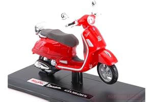 Maisto Model Compatibile con Vespa GTS 300 2017 Red 1:18 DIECAST MI16889