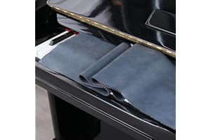 Kaxich Klaviertastatur-Abdeckung, Weicher Klavierabdeckung High Tech Stoff Staubschutz für Klaviertastatur, Anti-Staub Klavier Abdeckung für Aufrecht Stehende Elektrische Klaviere und Flügel